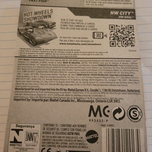 Hot Wheels HW City HW Goal - Fast Fish -- ITEM #1487 - Picture 2 of 2